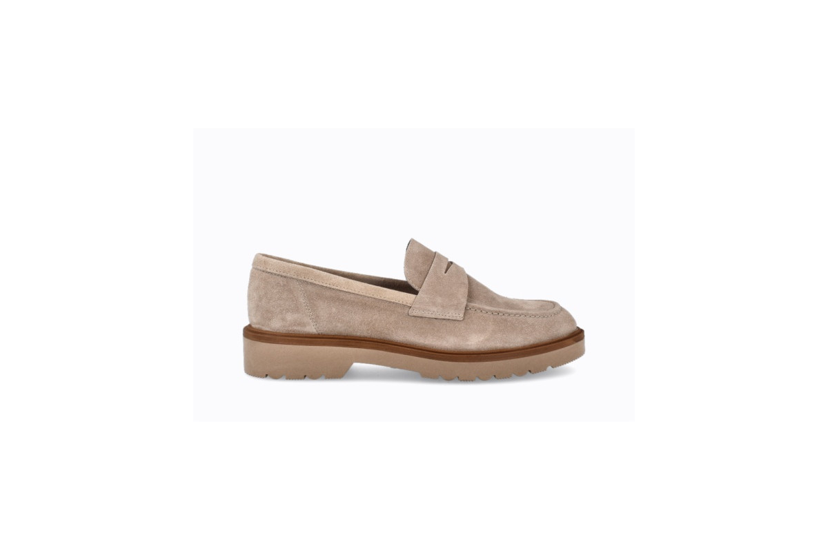 Mocassins en daim - Beige - Lince