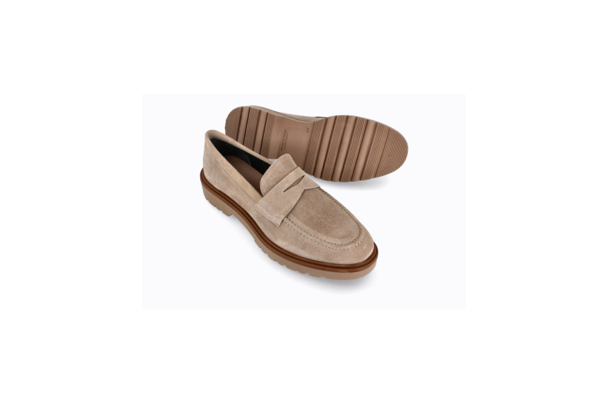 Mocassins en daim - Beige - Lince