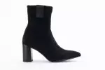 Bottines en daim à talon carré - Lince