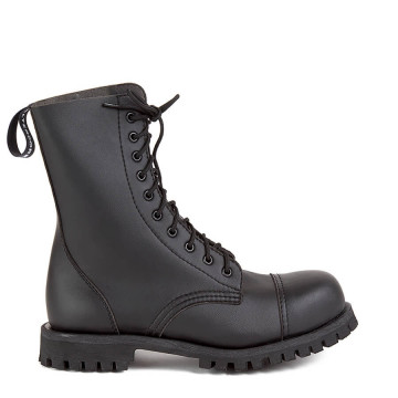 Bottines vegan à semelle crantée - Noir - Altercore