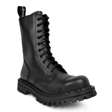 Bottines vegan à semelle crantée - Noir - Altercore