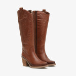 Bottes type santiags en cuir - Marila