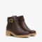 Bottines à talon à boucle dorée - Marila