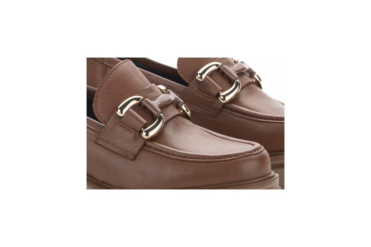 Mocassins plateforme en cuir - Lince