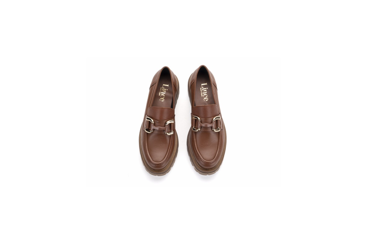 Mocassins plateforme en cuir - Lince