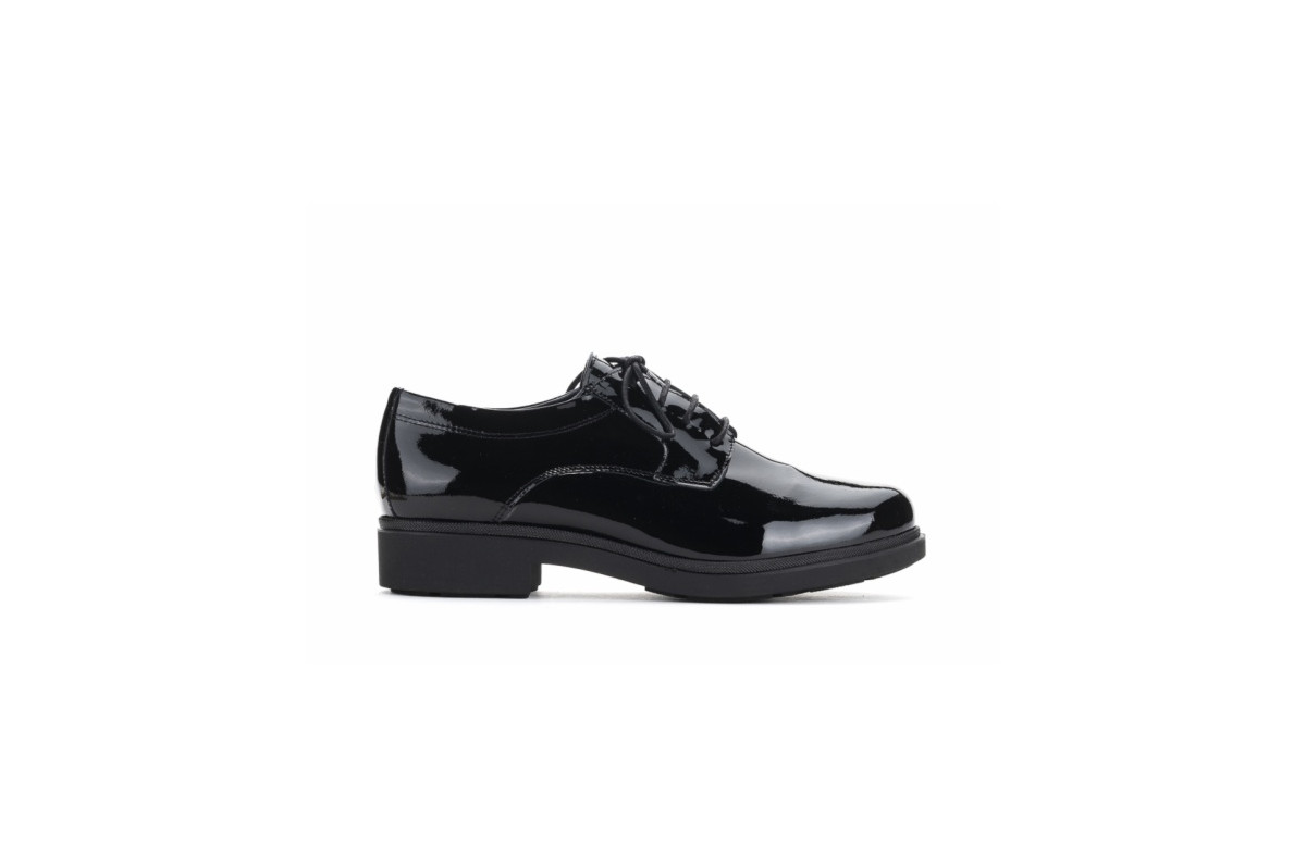 Derbies en cuir verni - Noir - Lince