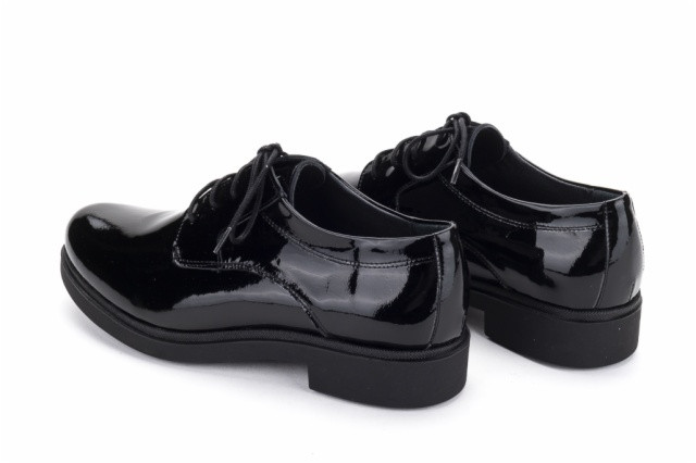 Derbies en cuir verni - Noir - Lince