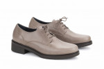 Derbies en cuir - Beige - Lince