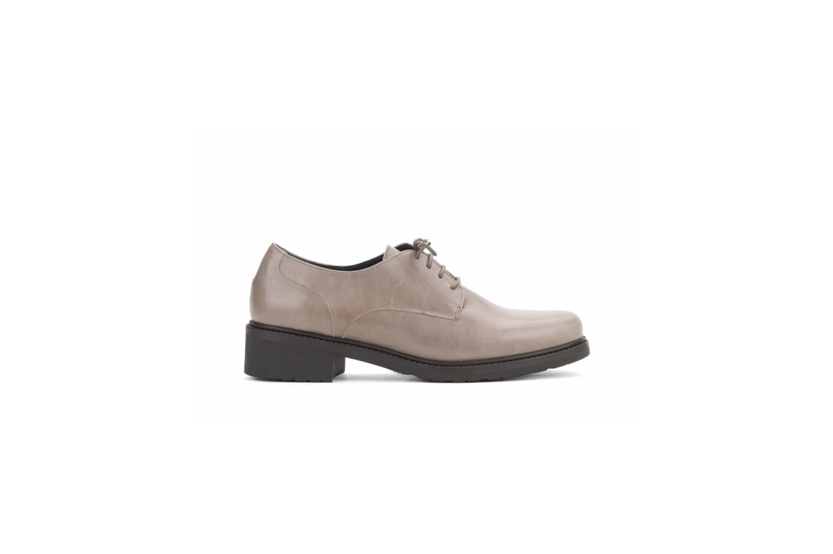 Derbies en cuir - Beige - Lince