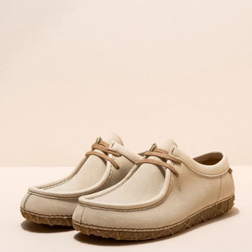 Chaussures confortables montantes en daim - Beige - El naturalista