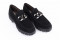 Mocassins plateforme en daim - Noir - Lince