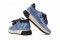 Baskets confortables en cuir effet croco - Bleu - Lince