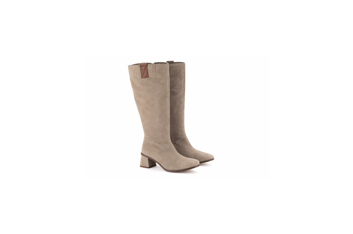 Bottes en daim - Taupe - Lince