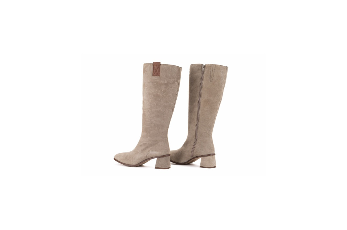 Bottes en daim - Taupe - Lince