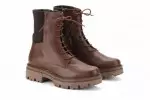 Bottines à lacets et élastiques en cuir - Lince
