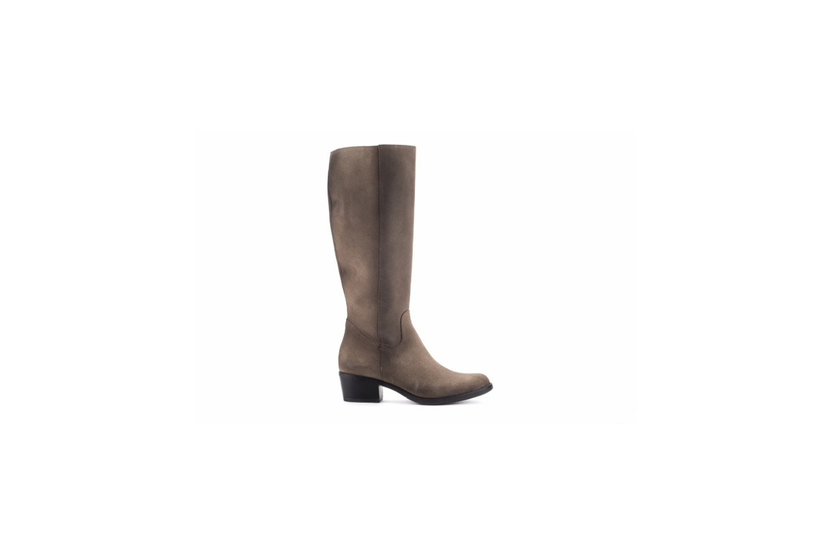 Bottes santiags en daim - Beige - Lince