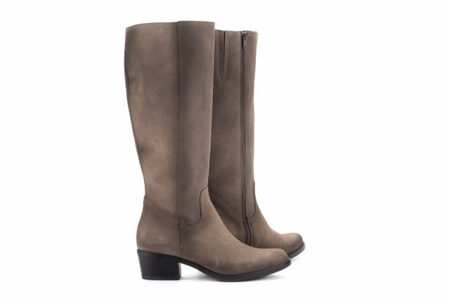 Bottes santiags en daim - Beige - Lince