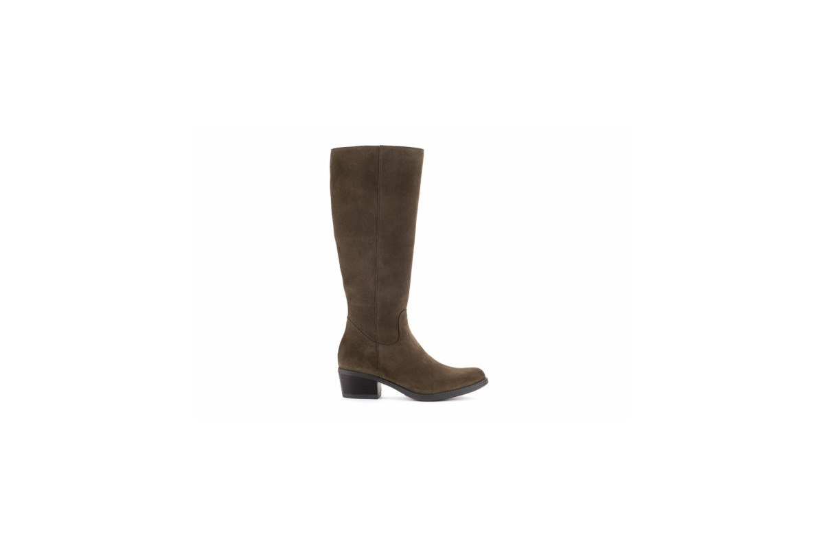 Bottes santiags en daim - Kaki - Lince