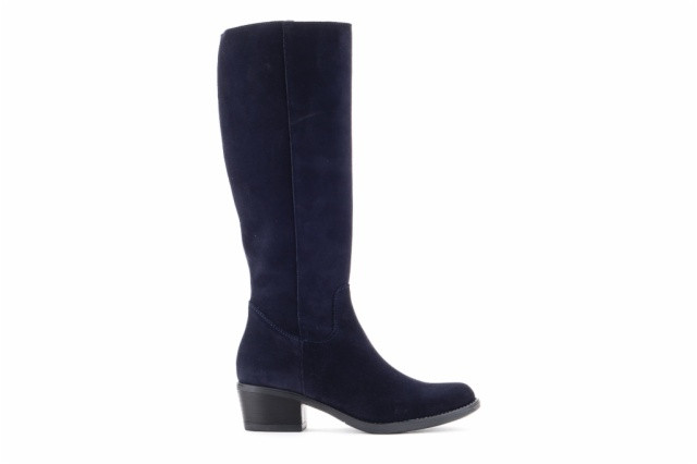 Bottes santiags en daim - Bleu Foncé - Lince