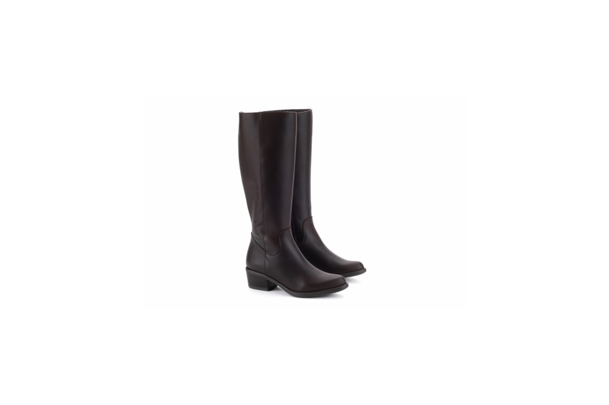 Bottes santiags en cuir - Noir - Lince