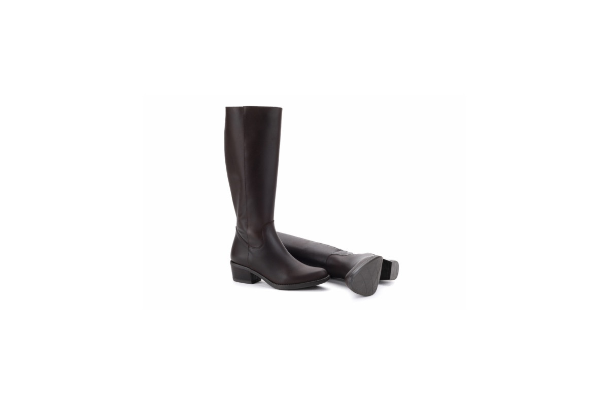 Bottes santiags en cuir - Noir - Lince