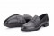 Mocassins en cuir verni - Gris - Lince