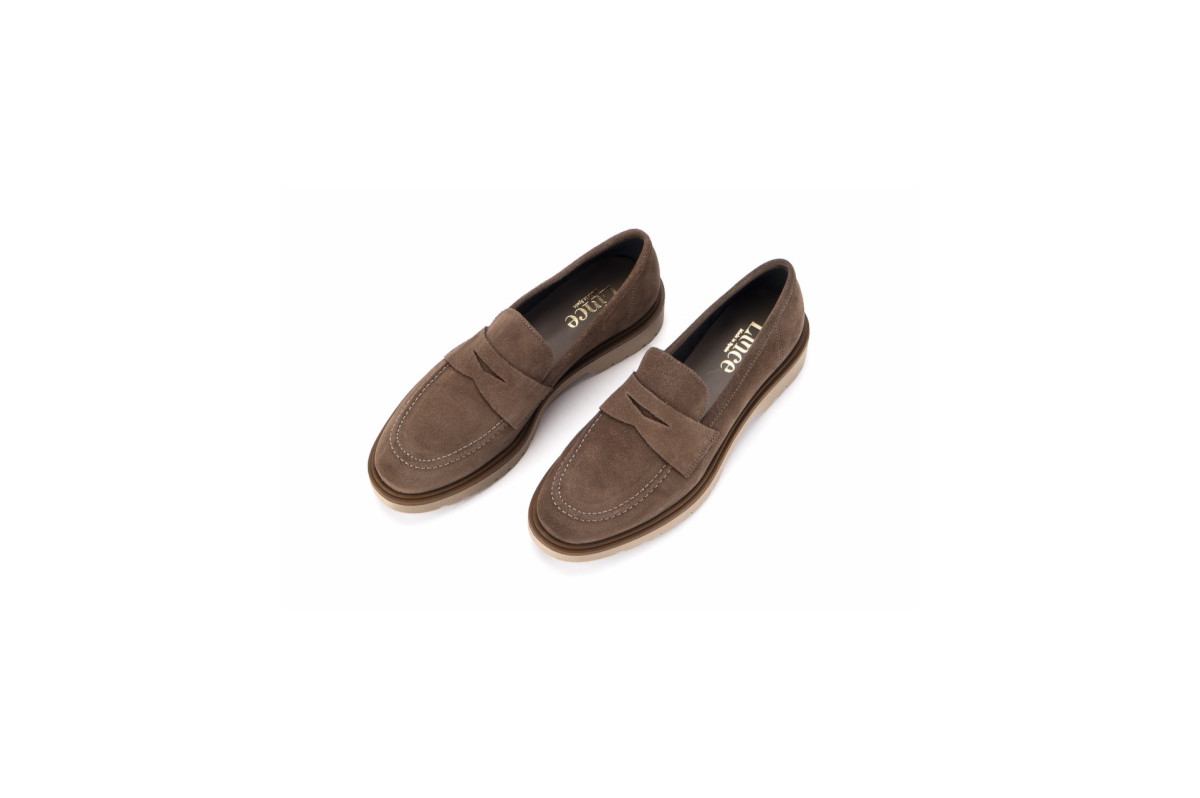 Mocassins en daim - Marron - Lince