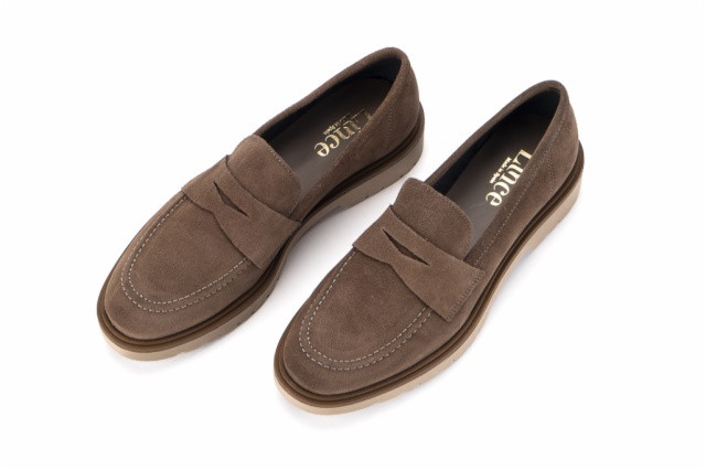 Mocassins en daim - Marron - Lince