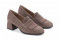 Mocassins en daim et franges - Taupe - Lince