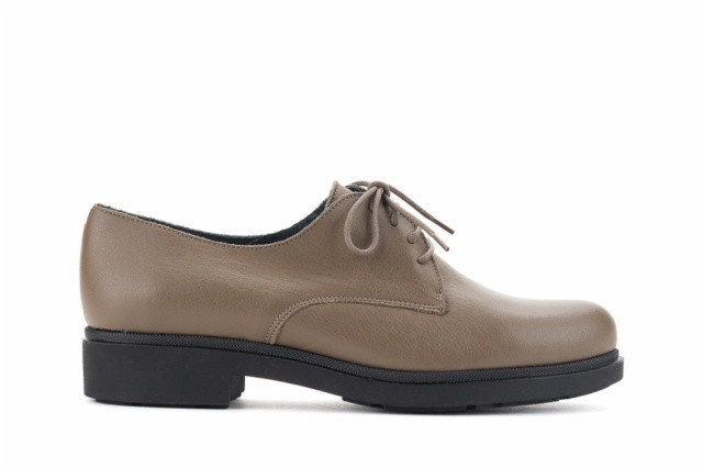 Derbies femme en cuir - Marron - Lince