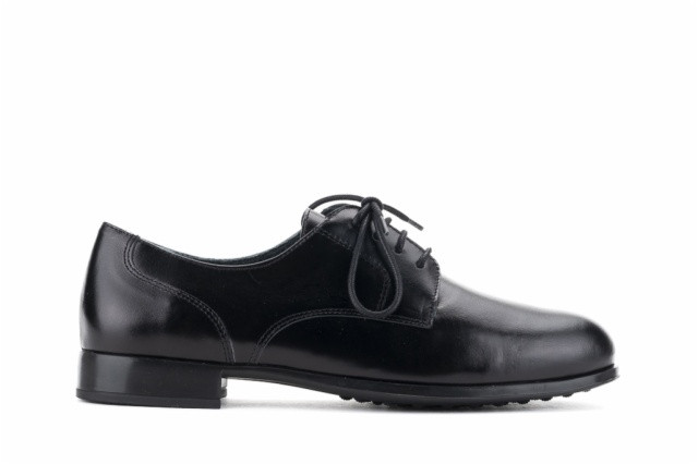 Derbies femme en cuir - Noir - Lince