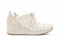 Baskets confortables en cuir à plateforme - Beige - Lince