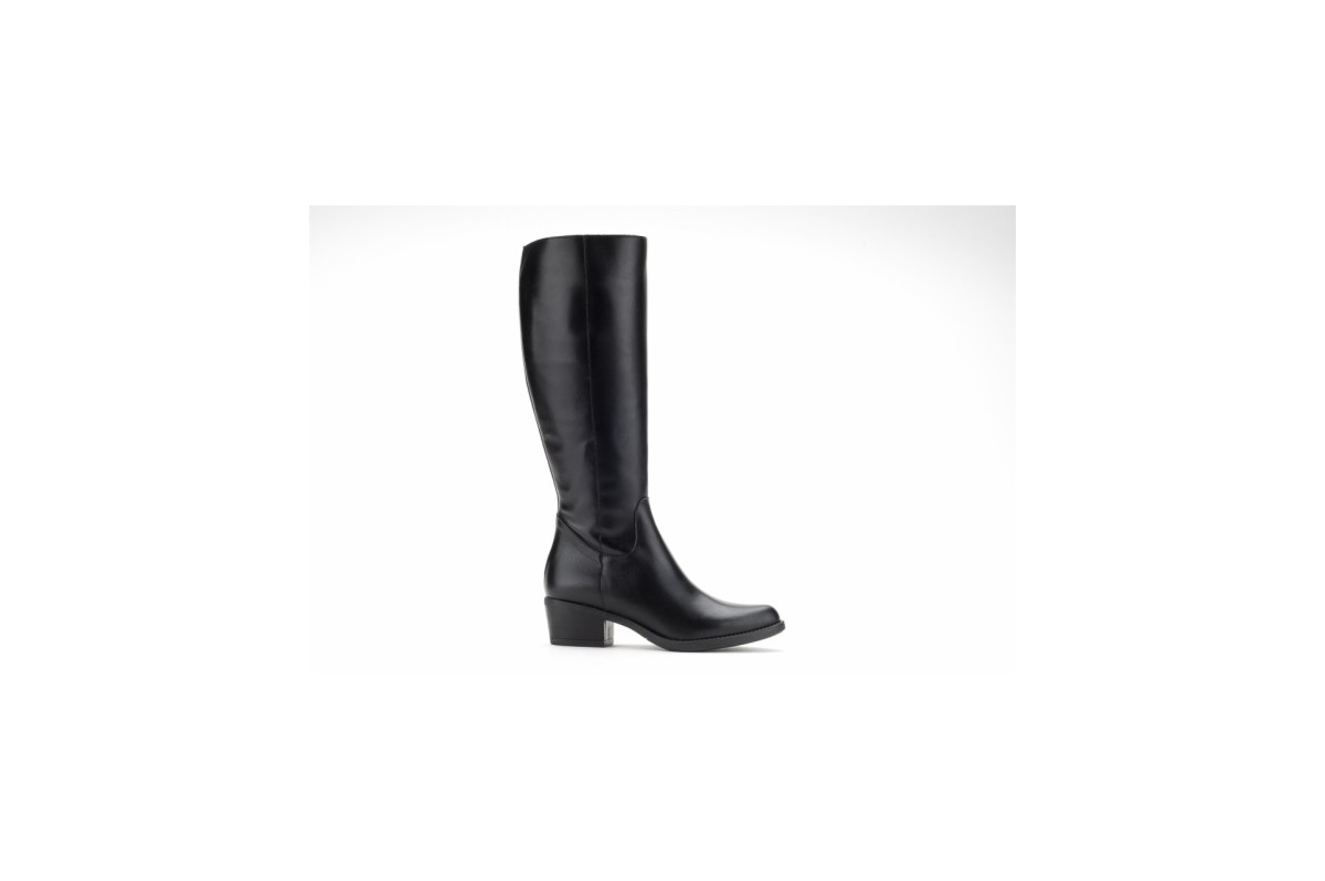 Bottes santiags en cuir - Noir - Lince