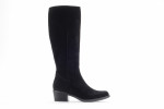 Bottes santiags en daim - Noir - Lince