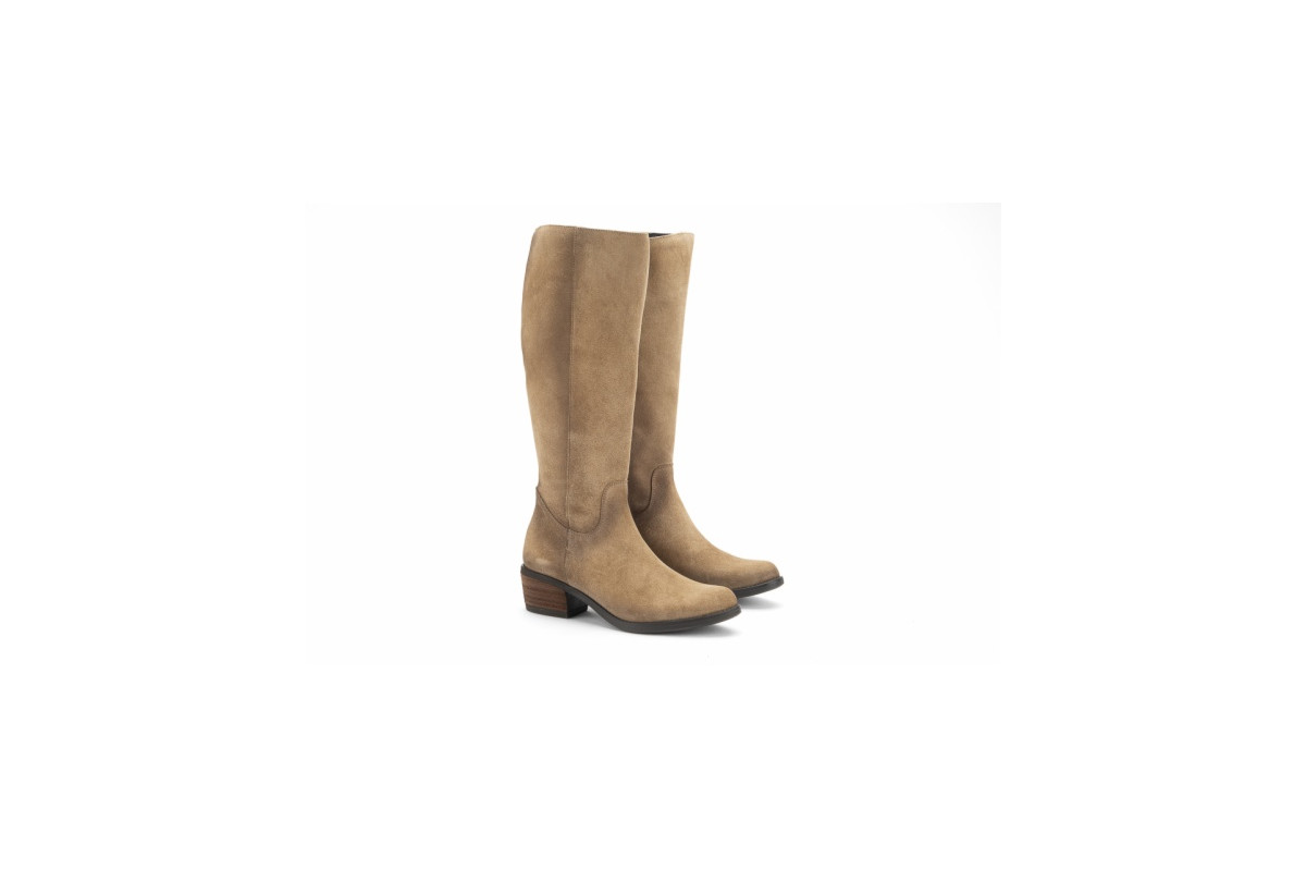 Bottes santiags en daim - Marron - Lince