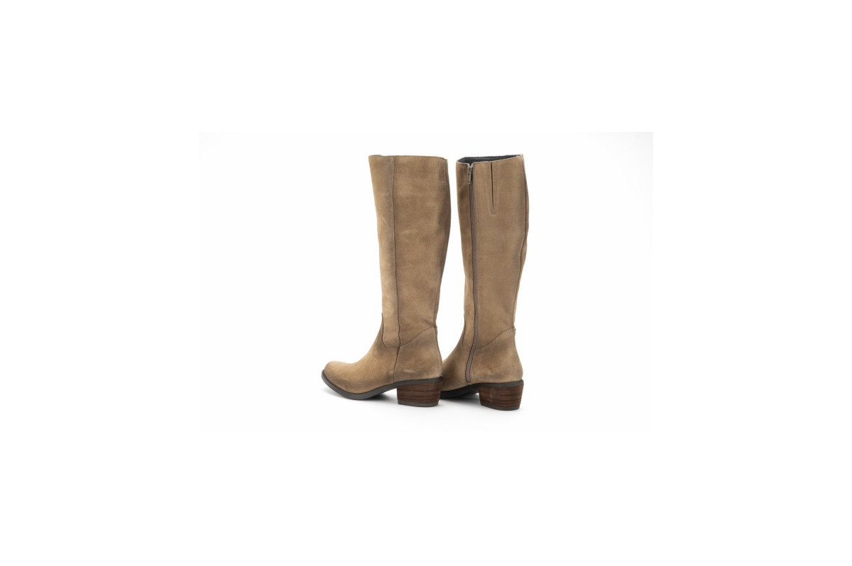 Bottes santiags en daim - Marron - Lince