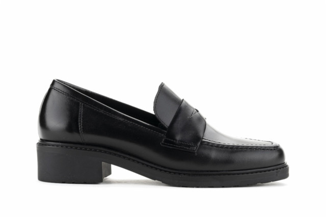 Mocassins en cuir - Noir - Lince