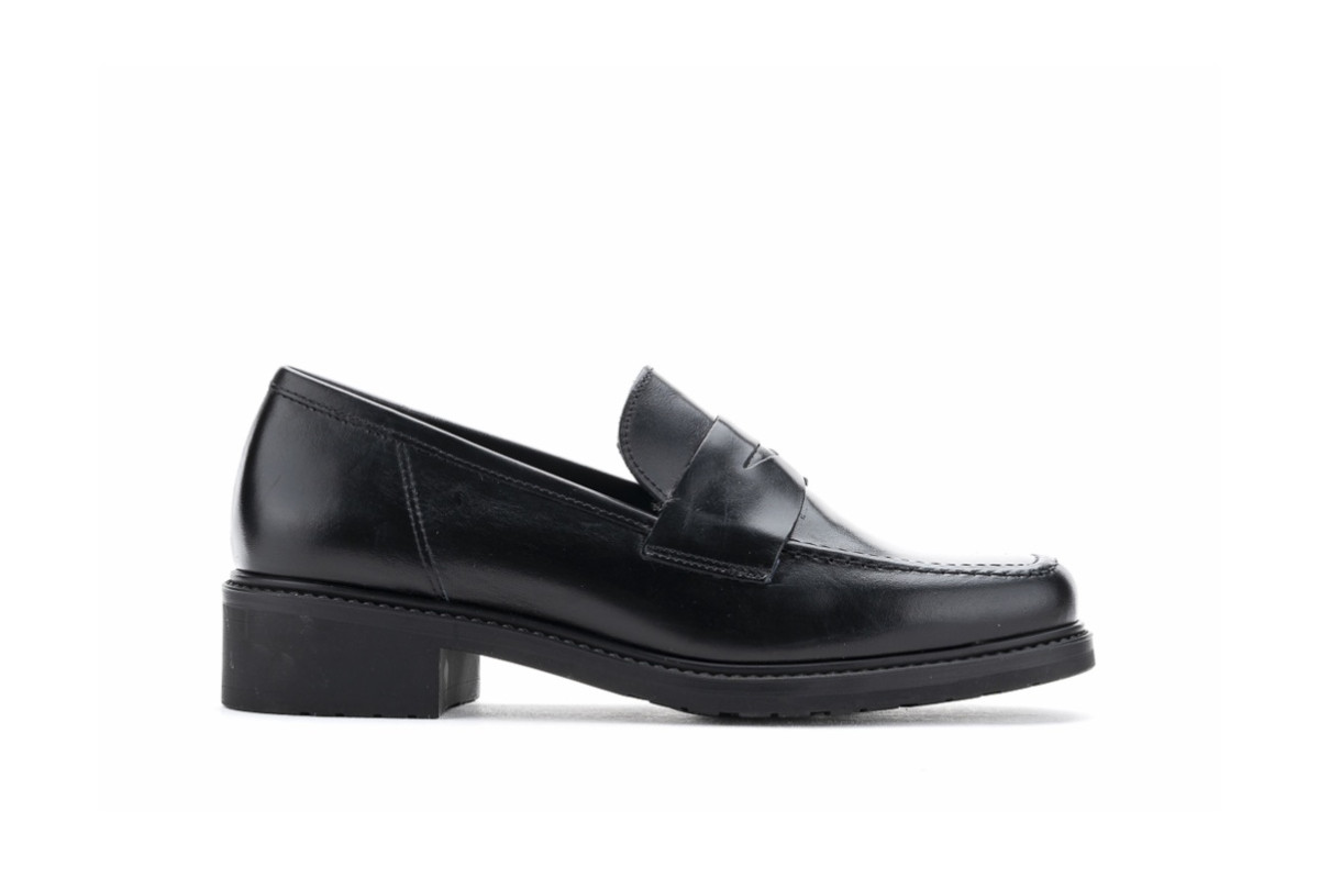 Mocassins en cuir - Noir - Lince