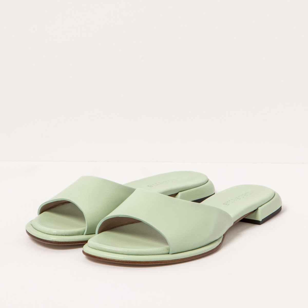 Mules en cuir - Vert - Neosens