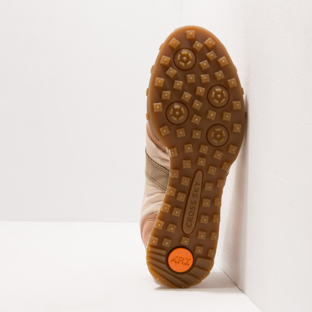Sneakers vegan à semelles caoutchouc - Marron - art