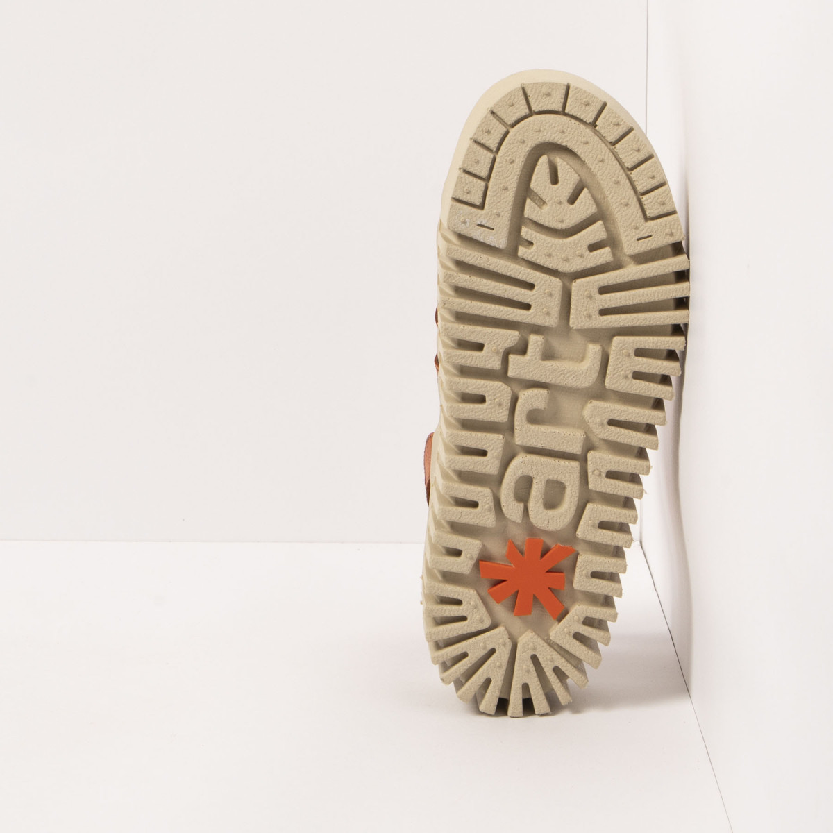 Sandales compensées multi-lanières - Orange - art