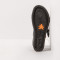 Sandales compensées en cuir à talon moucheté - Noir - art