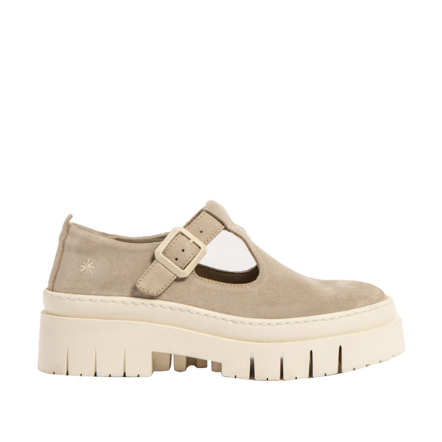 Derbies ouvertes en daim - Beige - art