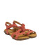 Sandales confortables plates à lanières entrelacées - Rose - El naturalista