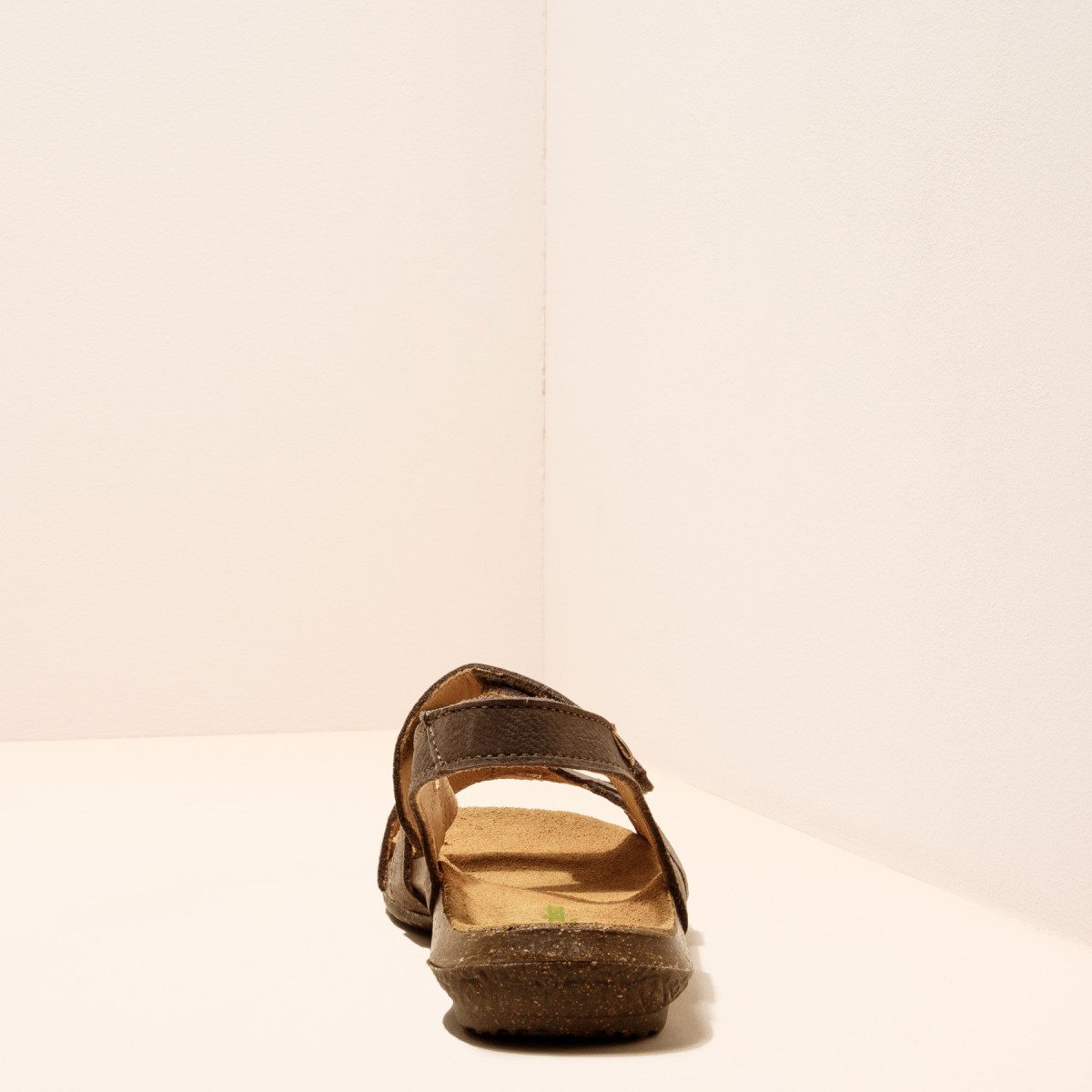 Sandales confortables plates à lanières entrelacées - Gris - El naturalista