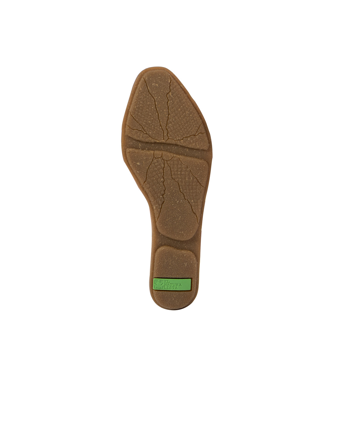 Sandales confortables plates type babies ouvertes - Marron - El naturalista