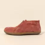Chaussures confortables lacées en daim - Rose - El naturalista