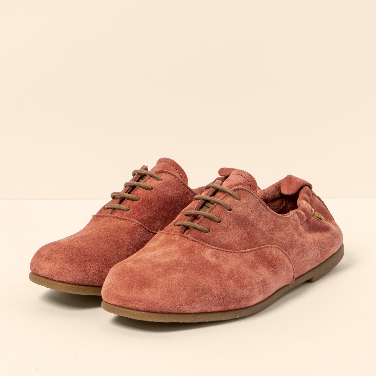 Chaussures confortables à lacets - Rose - El naturalista