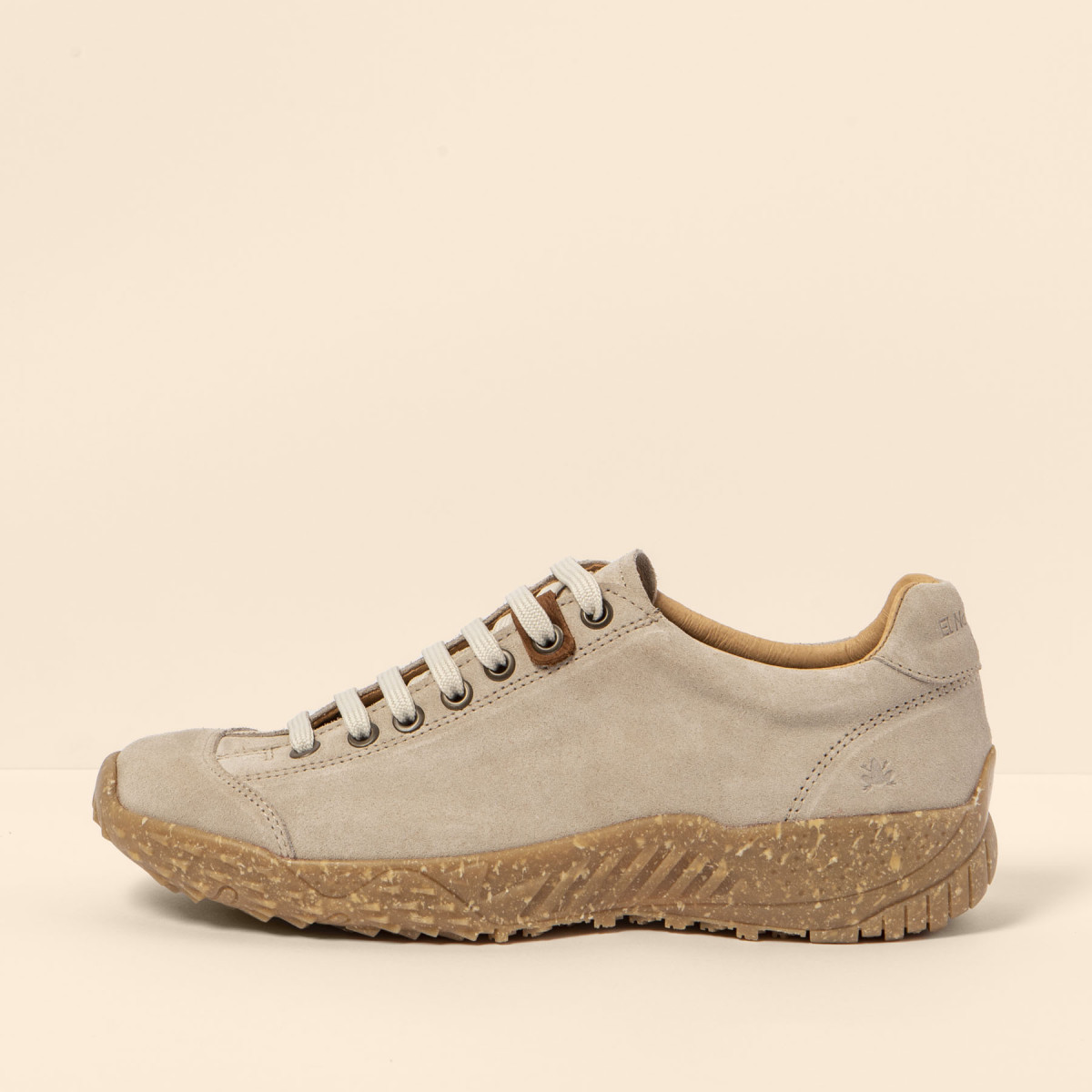 Baskets en cuir à semelles antidérapantes - Beige - El naturalista