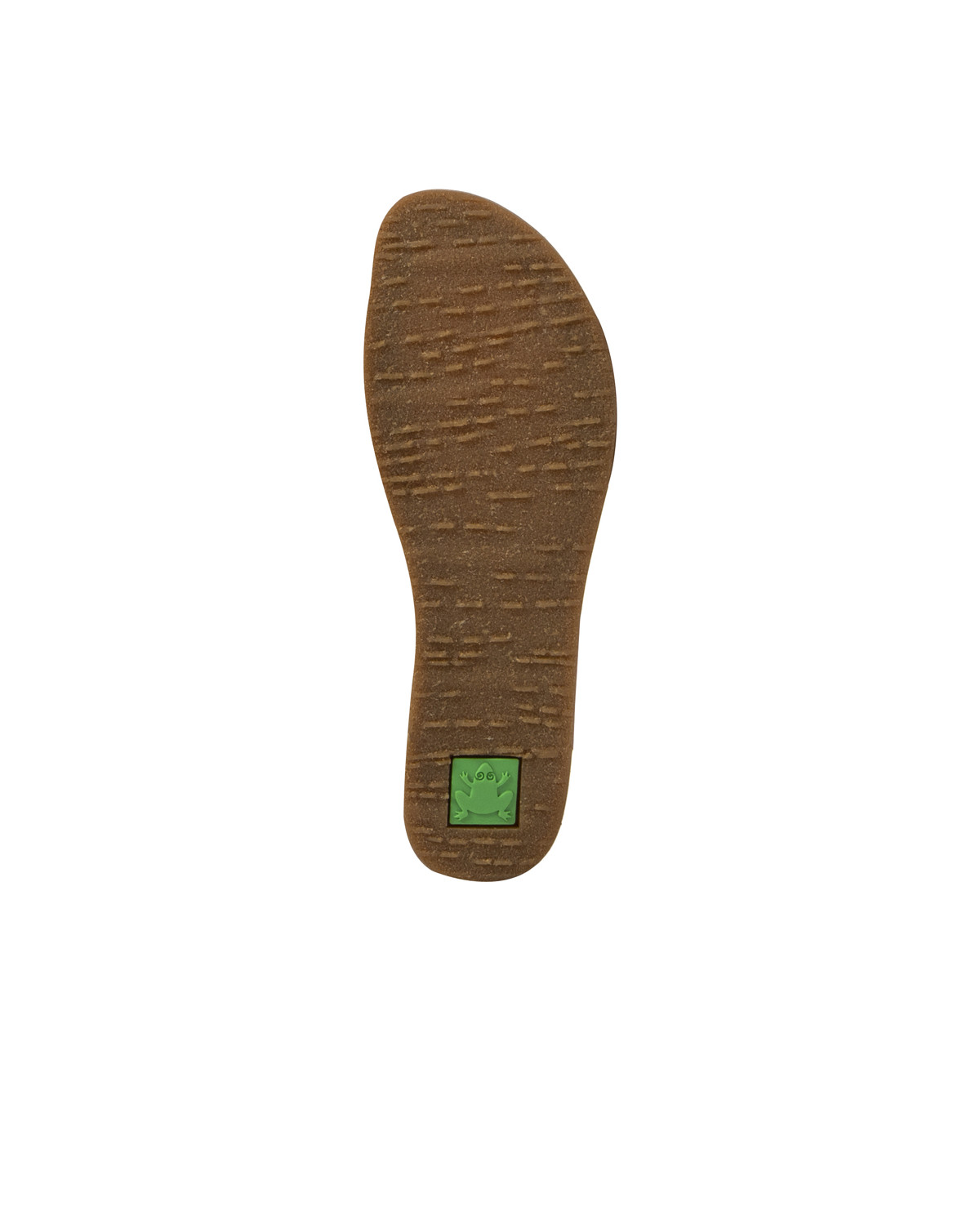 Sandales confortables plates en cuir à talon fermé - Bleu - El naturalista